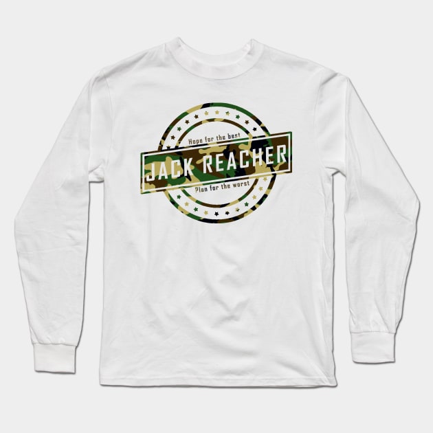 Jack Reacher - Hope and Plan (Camo) Long Sleeve T-Shirt by TheUnseenPeril